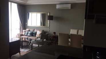 Sewa Apartemen Kuningan City 2BR, 1BA, fully furnished, city view