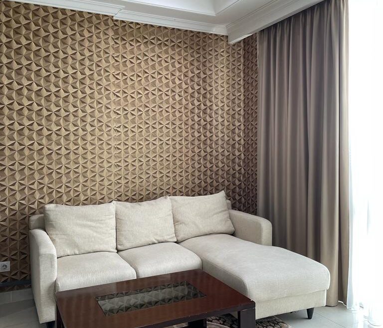 Sewa Apartemen Kuningan City Denpasar Residence 2+1BR, 2+1BA, Furnished, city view